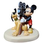 17-354-14, M.I. Hummel Figurines Disney Figurine, Mickey & Pluto, 1 of 750, Tmk 6
