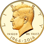 2014 50th Anniversary John F. Kennedy Half Dollar