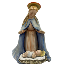 Hummel 214 A Virgin Mary and Infant Jesus One Piece, Color