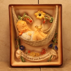 Hummel 165 Swaying Lullaby, Wall Plaque