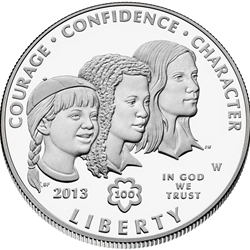 2013 Girl Scouts of the USA Centennial Silver Dollar