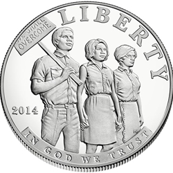 2014 Civil Rights Act of 1964 Silver Dollar