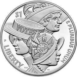 2020 Women’s Suffrage Centennial Silver Dollar