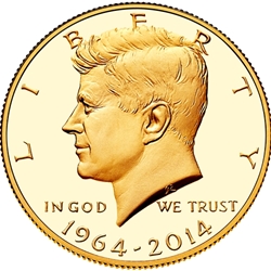 2014 50th Anniversary John F. Kennedy Half Dollar