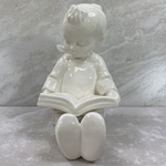 M.I. Hummel 14A Book Worm Bookends Tmk 1, Crown, White, Type 1