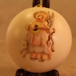 M.I. Hummel 3017 Angel Serenade Ceramic Ball Ornament Tmk 6, Type 1