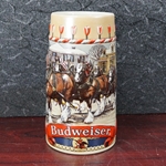 Beer Stein, Anheuser-Busch, CS66 Budweiser Holiday 1986, Type 1