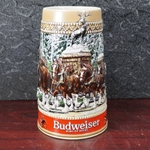 Beer Stein, Anheuser-Busch, CS70 Budweiser Holiday 1987, Type 1