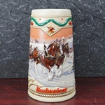 Beer Stein, Anheuser-Busch, CS273 Budweiser Holiday 1996, Type 1