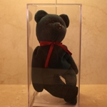 Teddy (jade, new face), Bear, 2nd Generation, Type 1, 1st Tush Tag