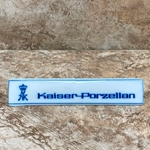 Kaiser Porcelain Plaque, Type 2