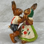 Goebel Figurines, Bavarian Bunnies, Dancing, Tmk 6, Type 1