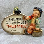 M.I. Hummel 208 Dealer's Plaque In French, Tmk 2, with Trademark 1947, Type 2