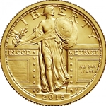 2016 Standing Liberty, Centennial Gold Coin, 3 Each