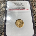 2006 American Eagle, One-Tenth / Five Dollars Gold Coin NGC Gem Uncirculated, 1 Each