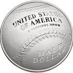 2014-S National Baseball Hall of Fame Half Dollar Clad Commemorative Proof Coin
