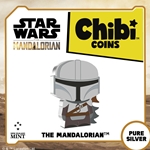 2021 Niue Star Wars MANDALORIAN Chibi 1oz Silver Proof Coin Wanted Sold $128.99