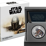 2021 Niue Star Wars Mandalorian 1 oz Colorized Silver Proof Coin *1st In Series Wanted Sold $213.00