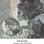 2022 Niue Medusa Antique High Relief 50 Grams .999 Silver Coin Wanted Sold $225.00