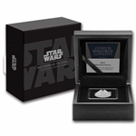 2021 Niue Star Wars Millennium Falcon Shaped 1 oz .999 Silver Coin Wanted Sold $299.00