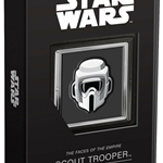 2021 Niue Star Wars Faces of the Empire SCOUT TROOPER Helmet 1oz Silver Coin $95.00