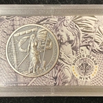 2021 Germania Antiqued 1 oz .999 Silver BU Coin in Case Wanted Sold $75.00