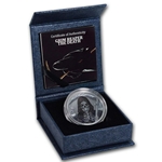 2018 Equatorial Guinea GRIM REAPER THE DEATH 1oz Black Proof Silver Coin Wanted Sold $229.00