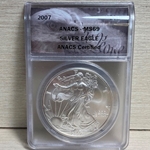 2007 American Eagle Silver One Ounce Certified / Slabbed MS69