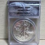 2015 American Eagle Silver One Ounce Certified / Slabbed MS69