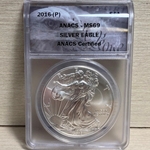 2016-P American Eagle Silver One Ounce Certified / Slabbed MS69