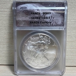 2010 American Eagle Silver One Ounce Certified / Slabbed MS69