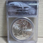 2014 American Eagle Silver One Ounce Certified / Slabbed MS69