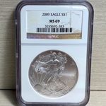 2009 American Eagle Silver One Ounce Certified / Slabbed MS69