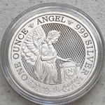2021 St. Helena East India Napoleon Angel 1 oz Silver £1 Coin