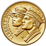 2021 National Law Enforcement Memorial and Museum Uncirculated $5 Gold Coin