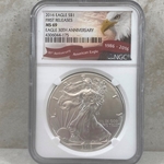 2016 American Eagle Silver One Ounce Certified / Slabbed MS69