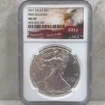 2017 American Eagle Silver One Ounce Certified / Slabbed MS69