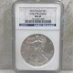 2010 American Eagle Silver One Ounce Certified / Slabbed MS69