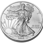 2008-W American Eagle One Ounce Silver Uncirculated Coin