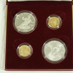 1997 Jackie Robinson 50th Anniversary Legacy Set-$5 Gold 4 Coin Set