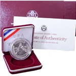 1988-D Uncirculated Olympic Silver Dollar