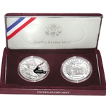 1999-P Dolley Madison Silver Proof & Uncirculated Dollar Set