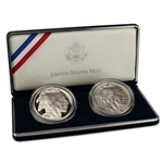 2001-P American Buffalo Silver Dollar Proof  & Uncirculated Set