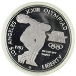 1983-S Proof Olympic Silver Dollar