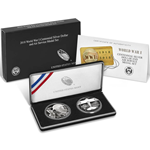 World War I Centennial 2018 Silver Dollar and Air Service Medal Set