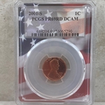 2001-S U.S. Cent Proof Certified / Slabbed