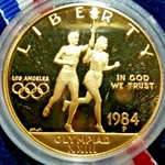 1984-P US Mint $10 Gold Commemorative Proof