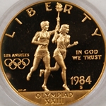 1984-S US Mint $10 Gold Commemorative Proof