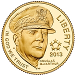 2013-W Proof 5 Star Generals $5 Gold Coin, 2 Each