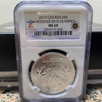 2010 Canadian 5 Dollars 1 Ounce Silver Vancouver 2010 Olympics, 243